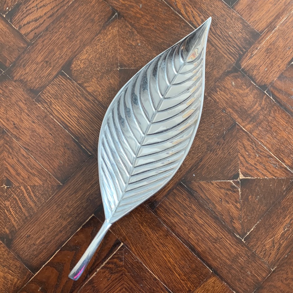 Metalart Pewter Leaf Home Decor